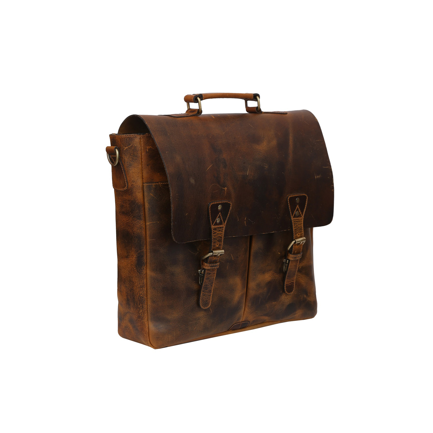 DOUBLE BUCKLE SATCHEL-2